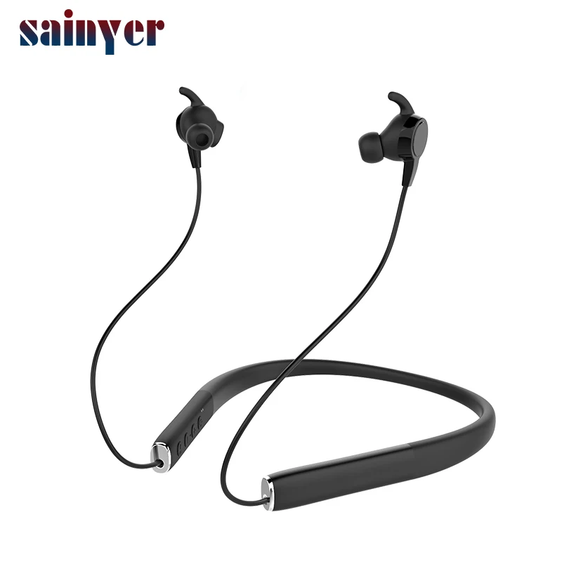 Новинка 200 мАч V5.0 Bluetooth наушники с голубым зубом гарнитура 2020 тренд Беспроводные шейным ободом H18