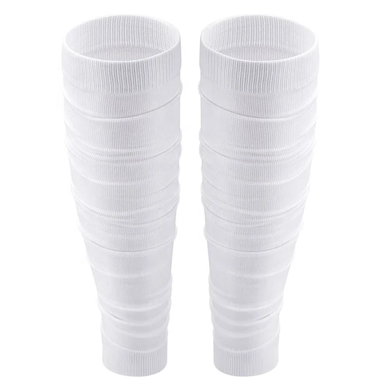 Solid Color Leg Covers Running Sports Socks Football Calf Compression Sleeves