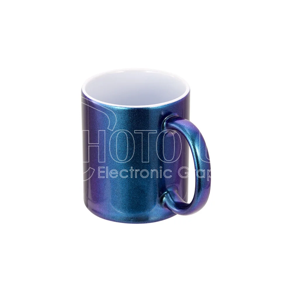 11 oz. Sublimation Blank Neon Glow Paint Colored Mug ORCA Coated Mug
