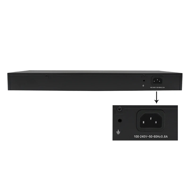 16p 10/100/1000M rack mount switch 19'Metal case Ethernet Switch Internal Power Supply  Fast Rack-moun Ethernet Switch