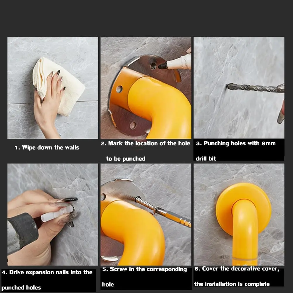 plastic bathroom disabled bath and shower grab bars senior assist handle shower bathtub handrail