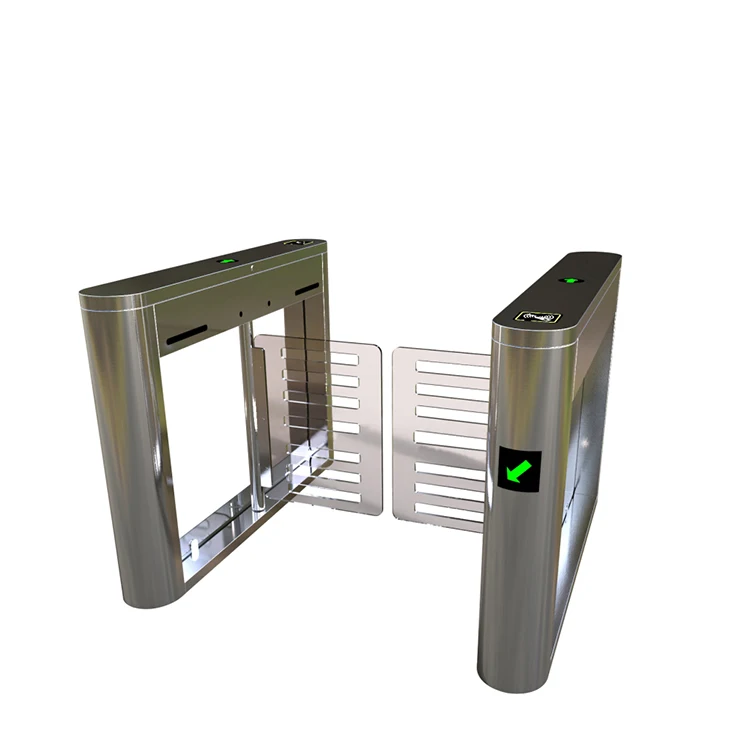 Swing barrier turnstile gate automatic ESD access control system for electronic factory