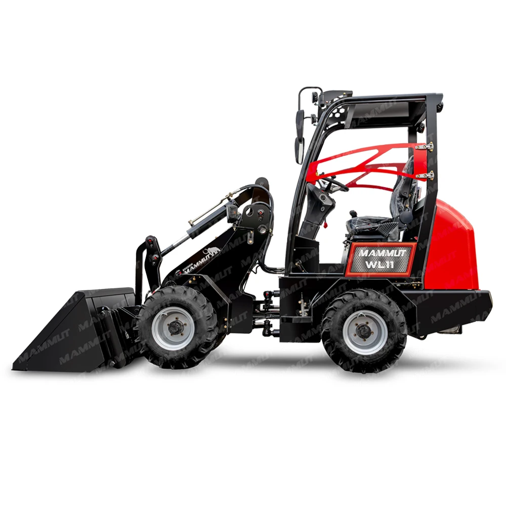 mammut Farm Uesd small telescopic wheel loader 400kg 600kg 800kg1Ton EPA Engine USA Loader For Sale