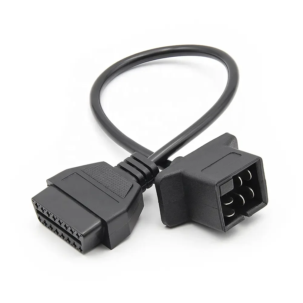OBD Connecting Cable 6PIN Male To 16PIN Female OBD2 Connector Cable OBD2 Cable Compatible