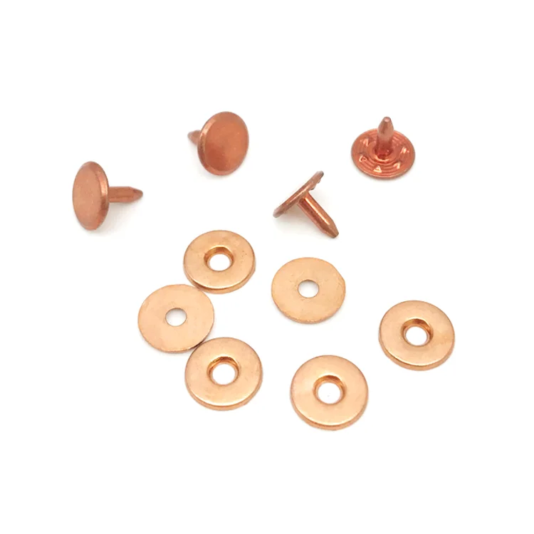 Wholesale Garment Accessories brass leather press studs buttons for jeans