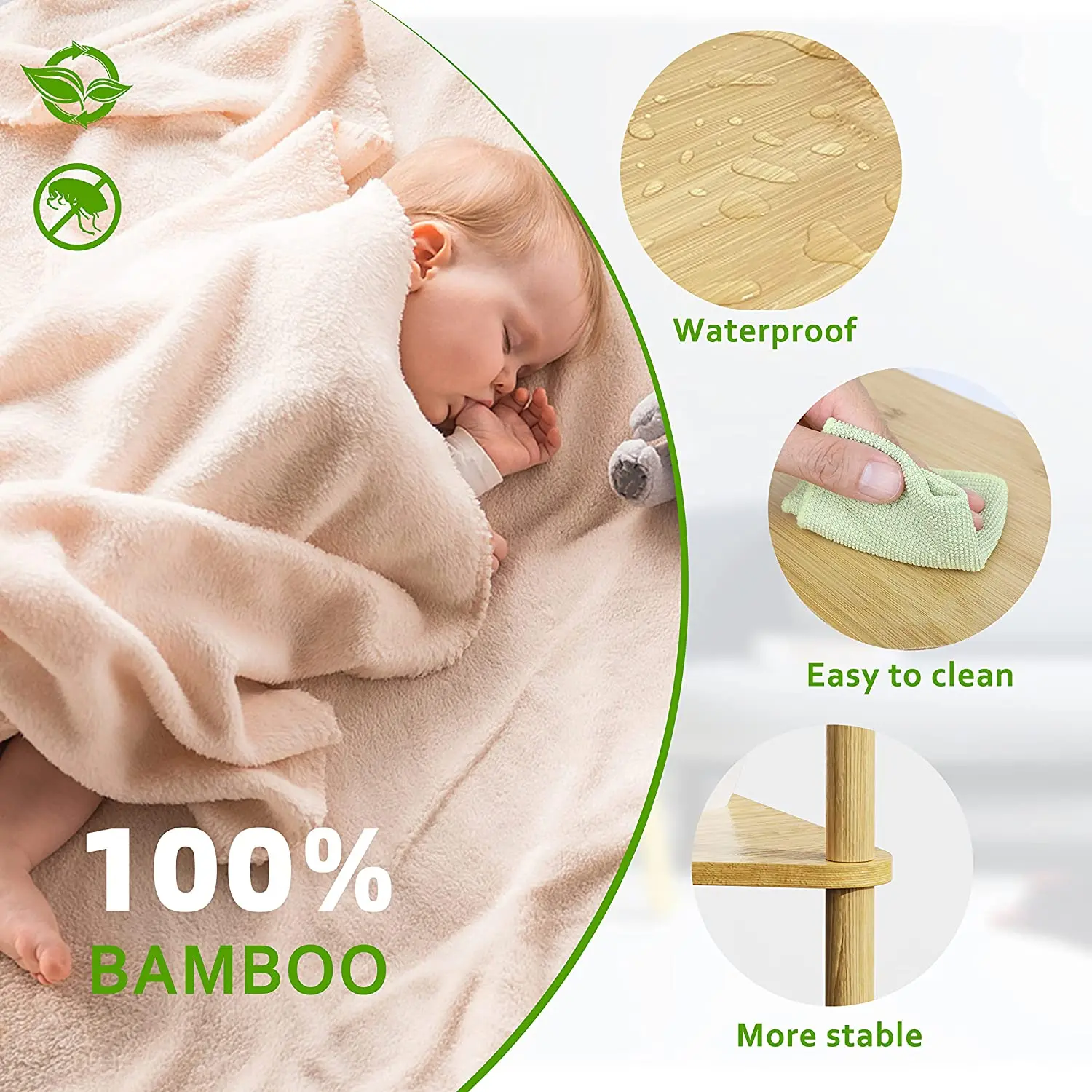 3 Tiers Indoor And Outdoor Bamboo Plant Stand Flower Pot Shelf For Planter