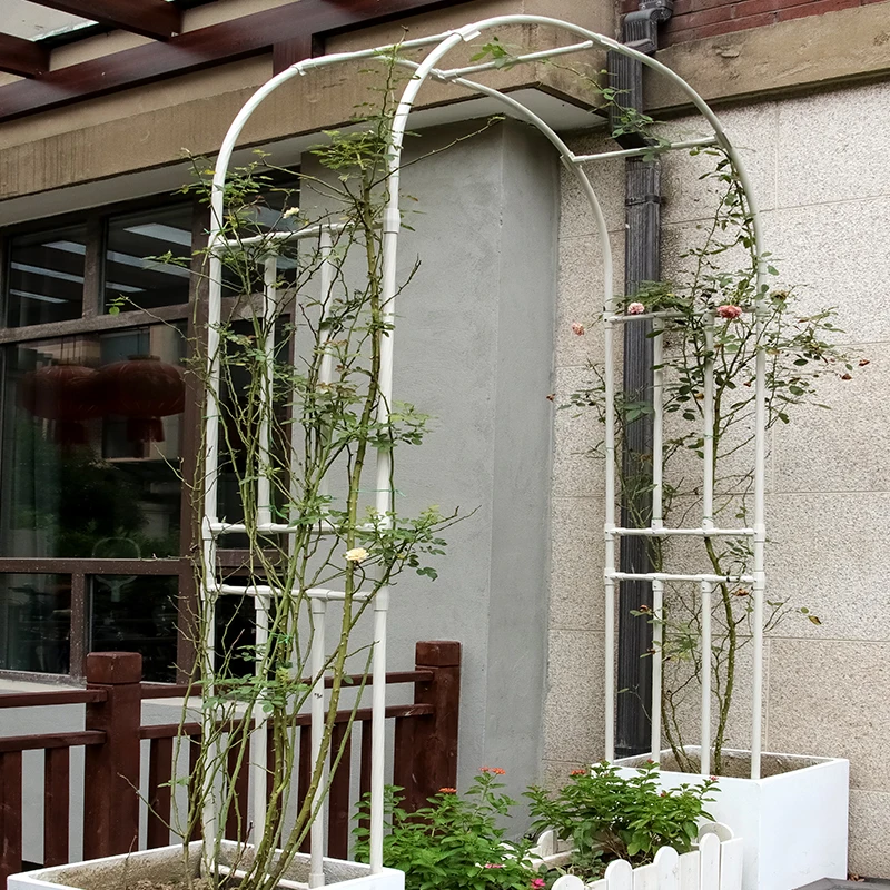 New Design Garden Arbor Steel Elegant Arch Flower Frame for Wedding Decorative Flower Arch