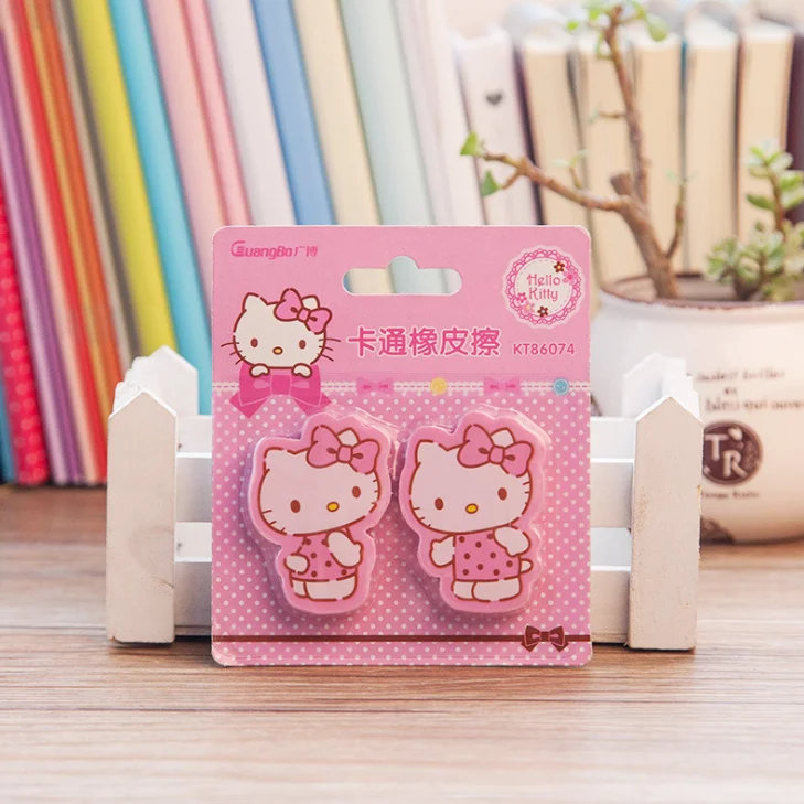 Topsthink School stationery hello kitty animal cute erasers cartoon shaped eraser