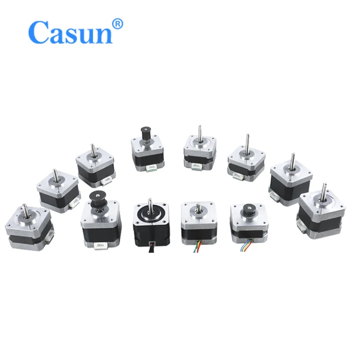 Hot sale 2 Phase 1.8 Degree 42mm nema 17  stepper motor 42*34mm hollow shaft stepping motor with CE approved