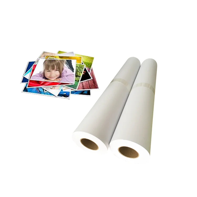 Wholesale Wide Format Poster Printing Waterproof White 108gsm Matte Coated Inkjet Paper