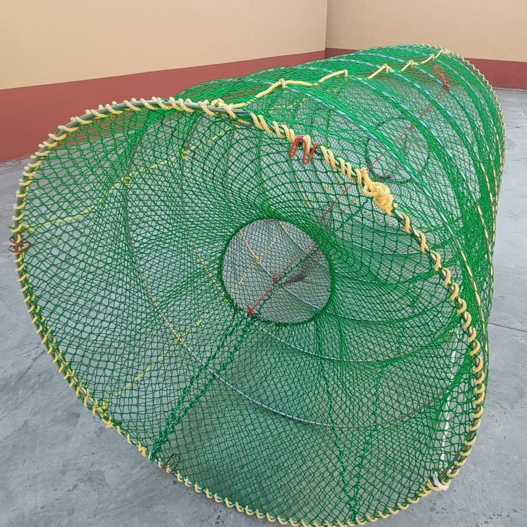 80x*150cm Big Fish Blue Green Net Mesh Turbot Pot Crab Crayfish Lobster Catcher Trap Eel Prawn Shrimp Live Bait