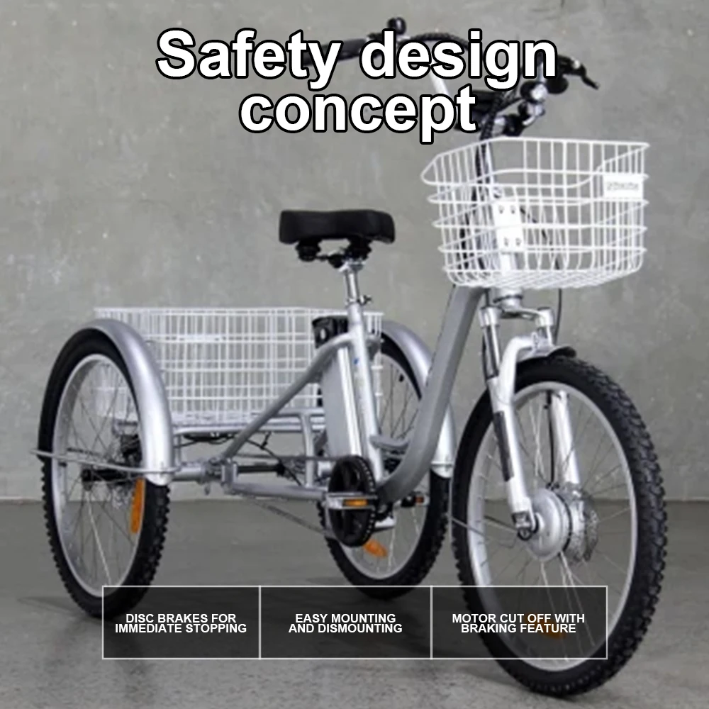 lewee 3 rodas triciclo 350w folding 3 rodas triciclo  com turn signals excelentes