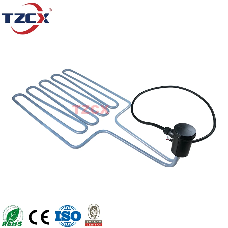 PTFE heating element coated anti-corrosive electric tubular immersion heater heating elements for chemical tank