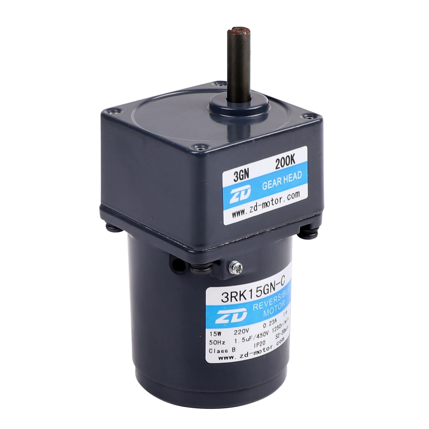 ZD 70 Flange Three Phase AC 240V Induction Parallel Shaft Geared Motor With Gearbox