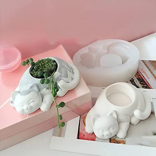 Hand Storage Resin Mould Candlestick Mold Concrete Silicone Ceramic Clay DIY Crafts Mold DIY Flower Pot Plant Pot Mold