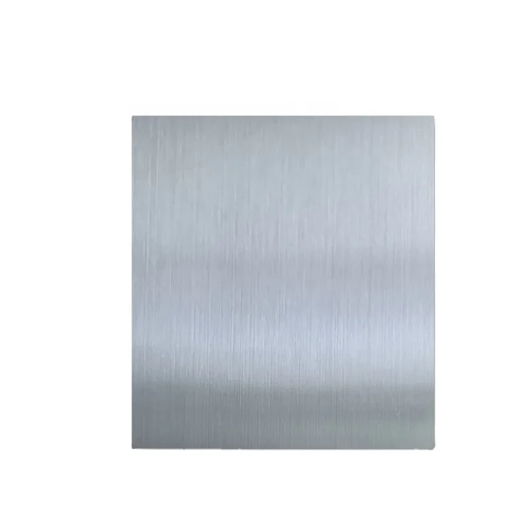 Anti fingerprint hairline pattern vcm film coated plate stainless steel for refrigerator door panel