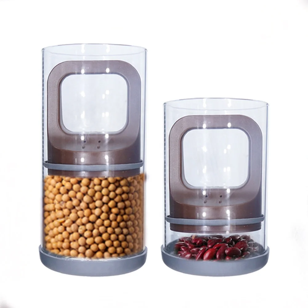 airtight glass cainster sugar coffee tea storage box coffee bean storage container