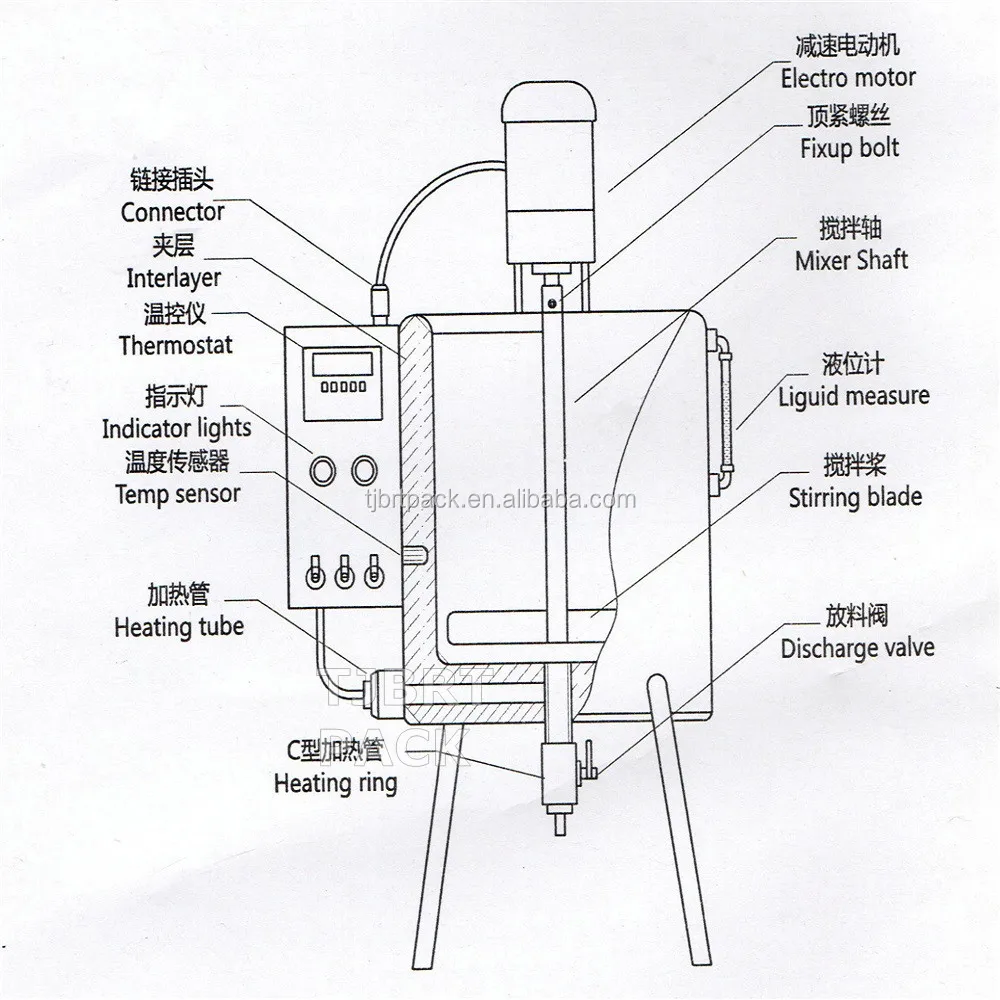 30L Semi Automatic heating stirring liquid cream balm filling machine lipstick filling machine