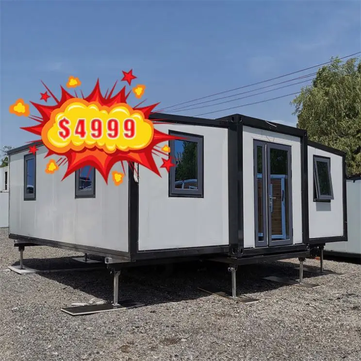 20ft newest best selling prefabricated foldable portable prefab folding container houses homes offices