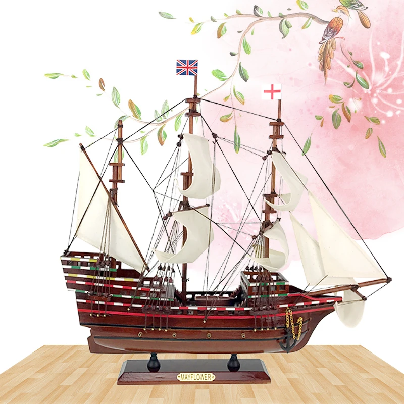 MAYFLOWER Wooden sailboat historical sailing boat souvenir nautical promotional gift ship model