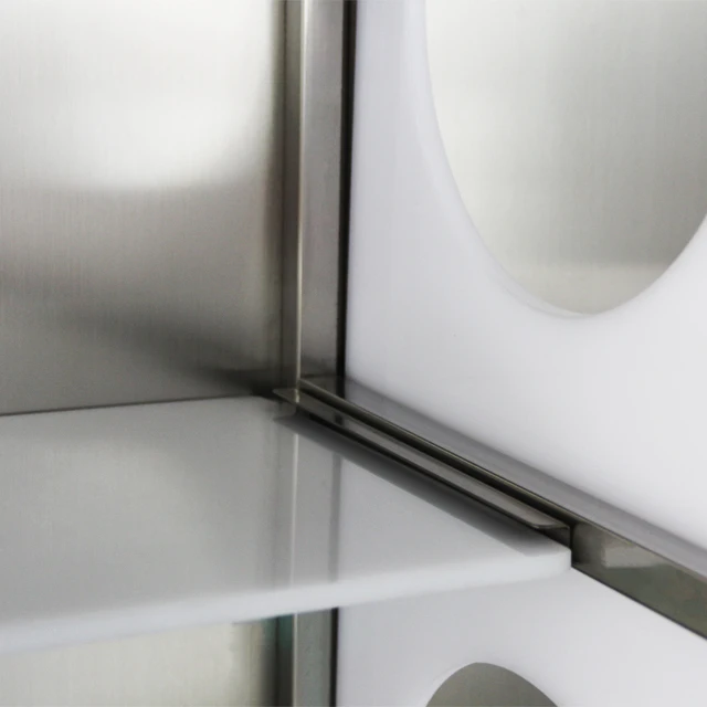 Hot Selling Veterinary Clinic Equipment 304 Stainless Steel Luxury Cat Cage with Individual Washroom