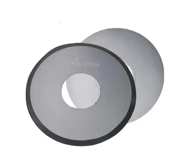 ZB-200E Tungsten Carbide PCB Lead Blades 8/10in Tungsten Steel Blade Round Cutter Blade 3.5mm For PCB Lead Cutting Machine