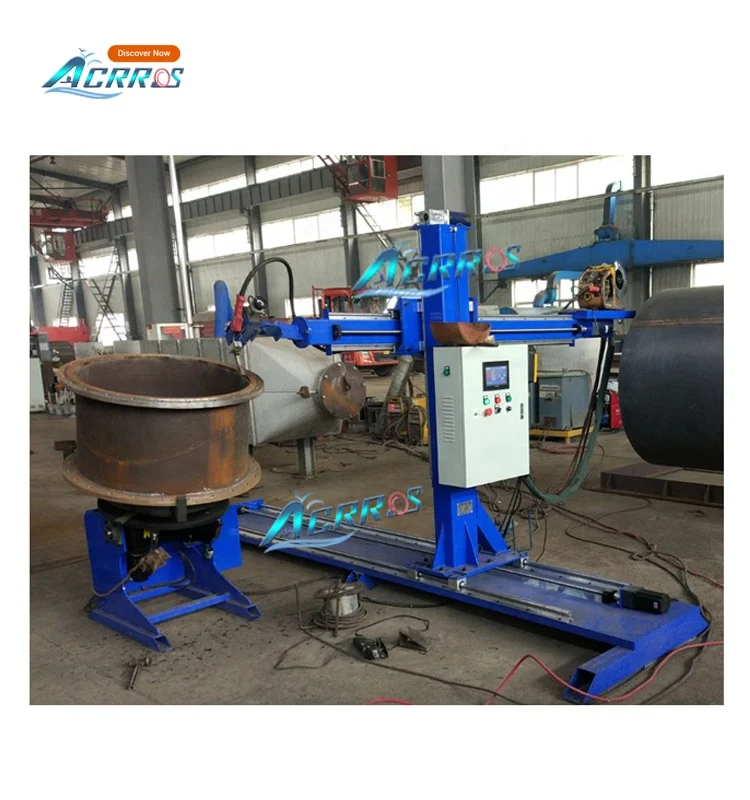 Mini Steel Tank Circular Seam Welding positioner with Column and Boom Manipulator price
