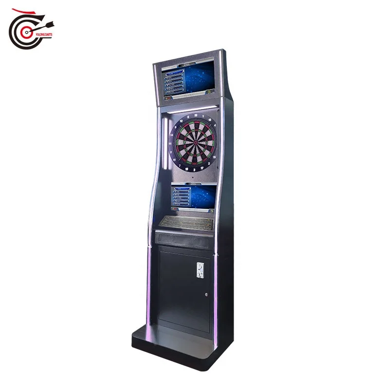 Electronic scoreboard darts game machine  coin operated dart board for arcade