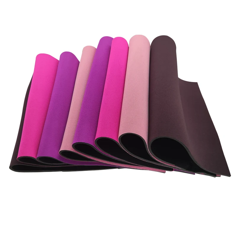 NEW ARRIVAL 3.5mm custommade color neoprene polyester fabrics for bags factory price by meter