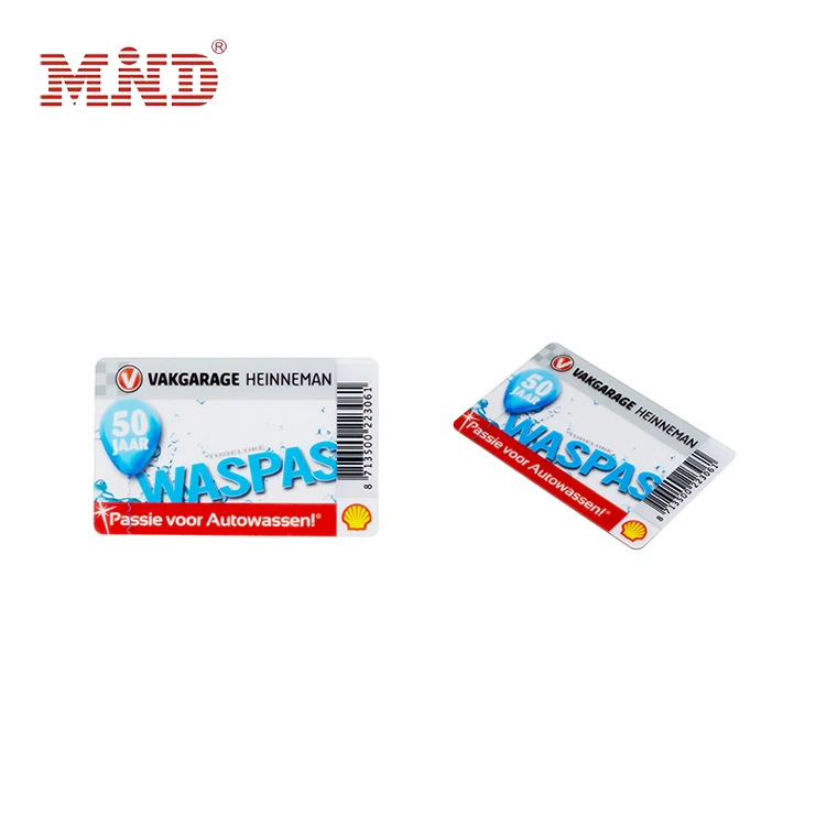 Custom PVC 30mil transparent business card signature panel CMYK plastic clear card