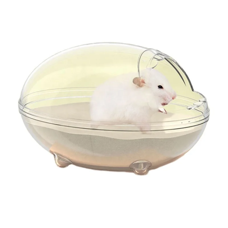 Small animal new item pet Hamster Supplies Thicken Plastic Bathtub Container Pet Spa Bathroom Bath  Room Grooming Bath Tub