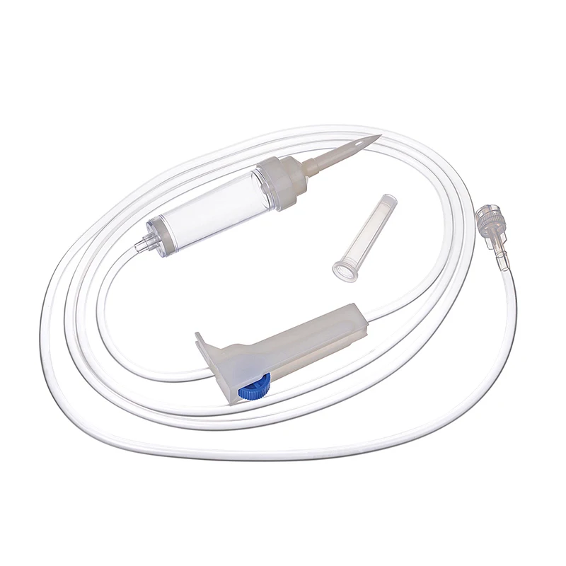 Disposable Connecting Tube Vein Scalp Device Iv Giving Set Iv Infusion Set