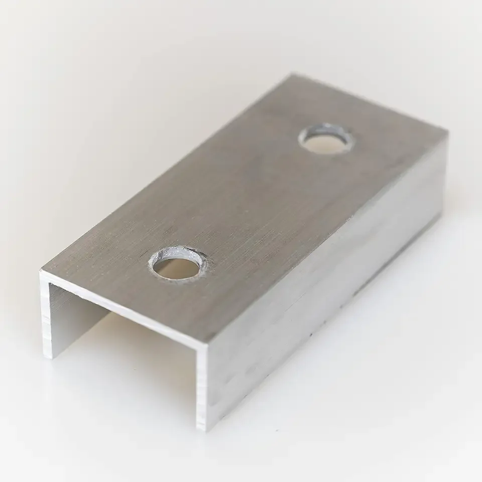 Solar Module Rail Connector for Mounting Aluminium Solar Mounting Brackets Rail Splice