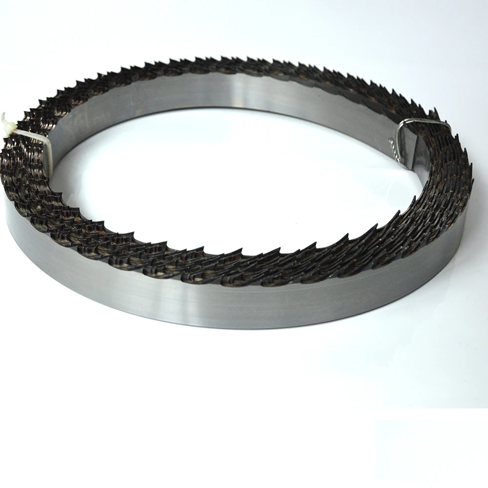 DH Size Custom Teeth Double Hard Bandsaw Blade Factory Wholesale Tooth Hardened Band Saw Blade