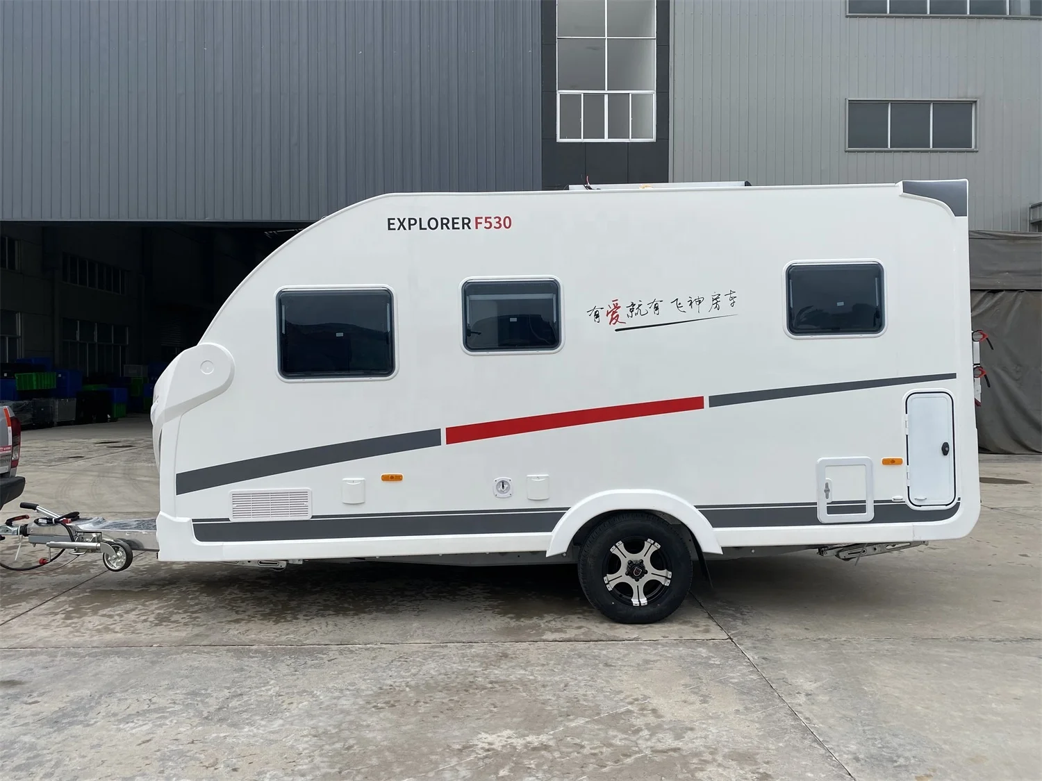 New on road rv travel tailer motorhome mini caravan for sale