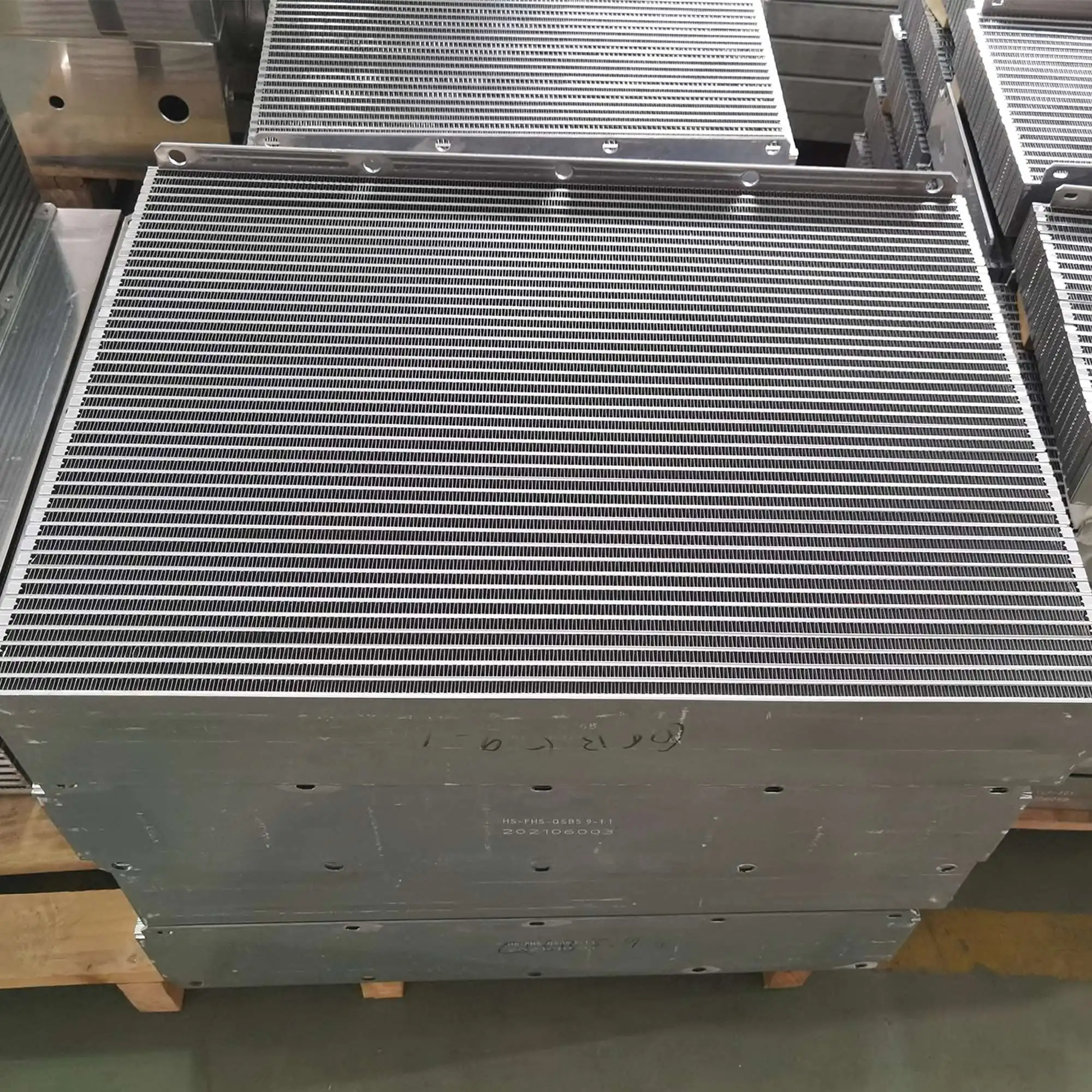 China Factory Supply Aluminum Plate-fin Heat Exchanger Core Oil Cooler Cores