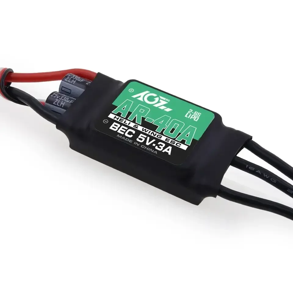 Квадрокоптер AR-40A AGFRC ESC 2-6S Lipo HV самолет 40A бесщеточный 5 В/3 А прошивка для радиоуправляемого дрона