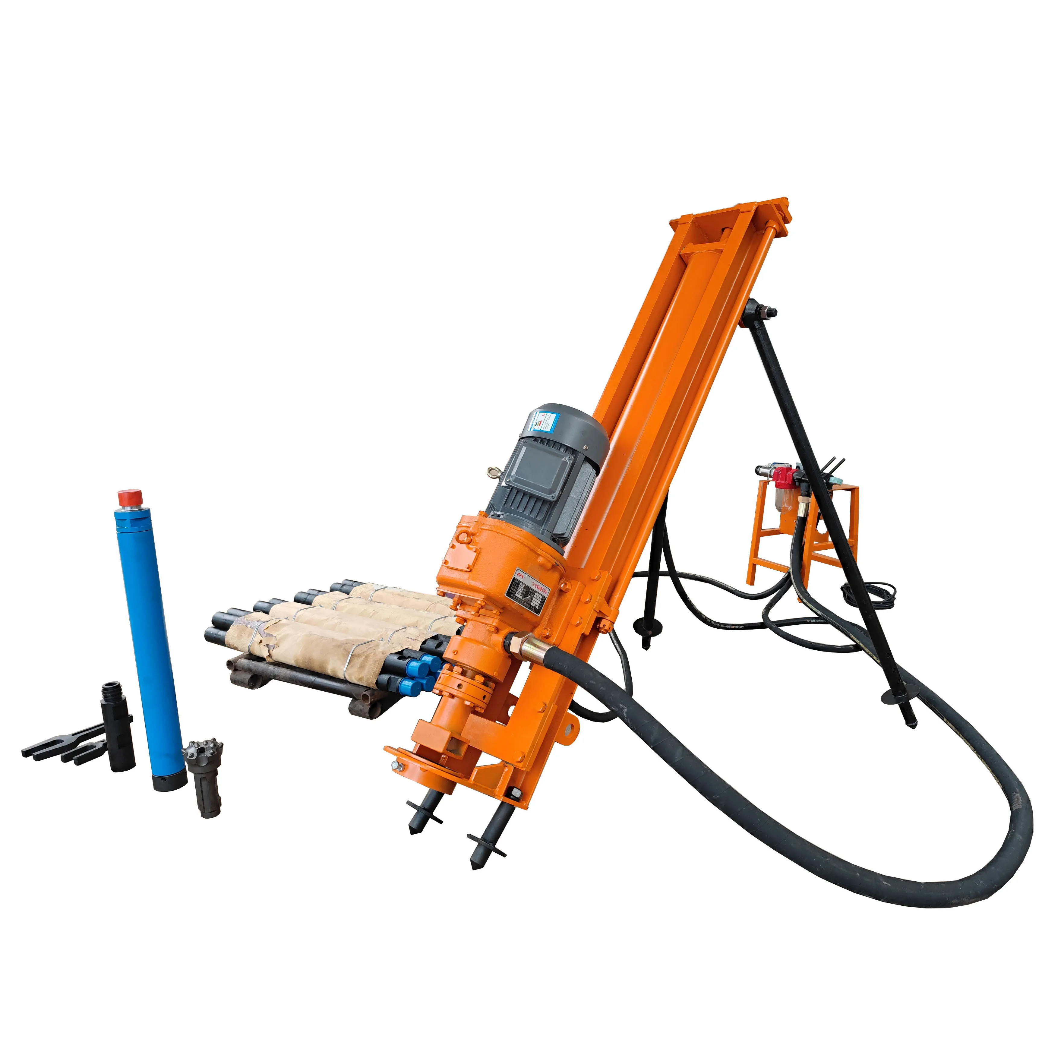 Borehole Ore DTH Drilling Rigs Electric Portable Drill Machines For Sale