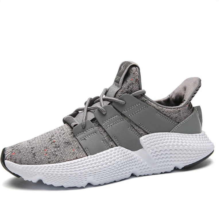 
2018 Trend Products Height Increasing Breathable Knitted Lightweight MD Sole Men Running Sports Shoes 