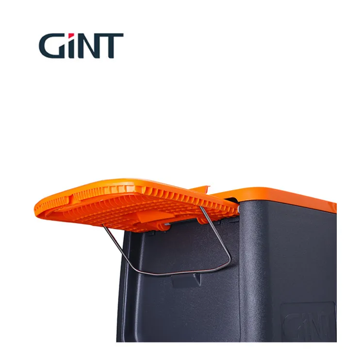 
2021 Popular Table cooler box with wheel PU form insulated outdoor ice box 