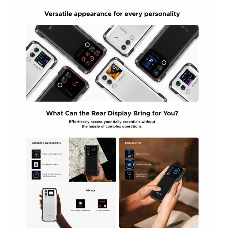 Wholesale Global version DOOGEE Blade 10 Max 8GB+256GB 10300mAh Large battery Android 14 DOOGEE 4G Mobile Phones