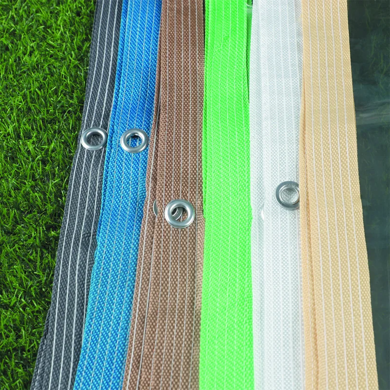 0.35mm/0.55mm PVC Transparent Rainproof Cloth Garde Plant Pavilion Tarpaulin Balcony  Outdoor Windproof Tarp