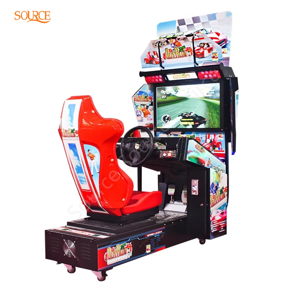 Coin-Operated Outrun 32 Car Racing Simulator Arcade Driving Game Machine 220V Plastic Amusement for Sale