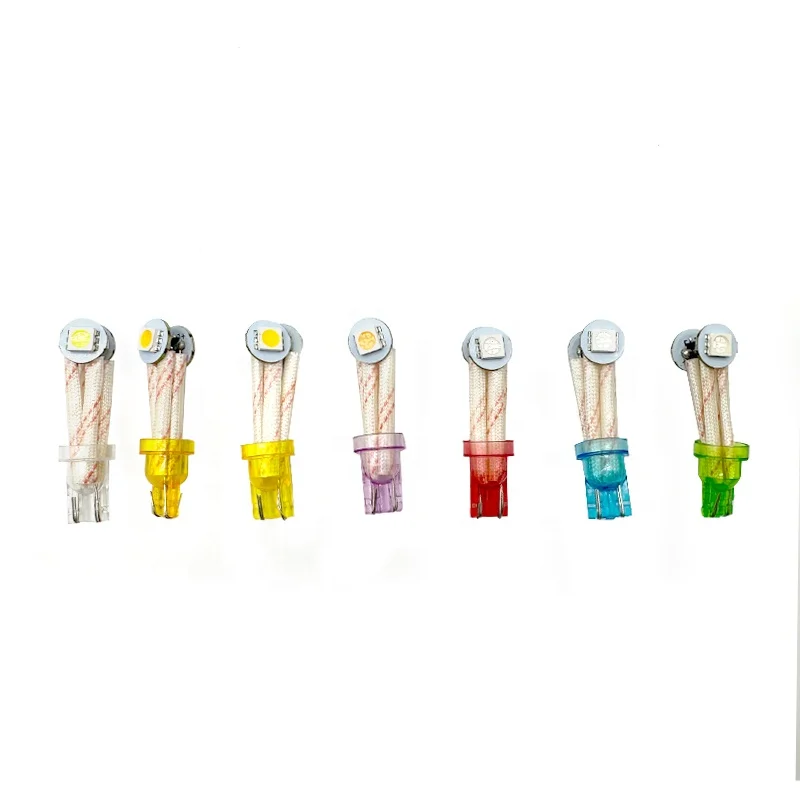 Anti Ghosting transparent  T10 194 #555 1*5050SMD AC DC 6.3V Pinball Led Light