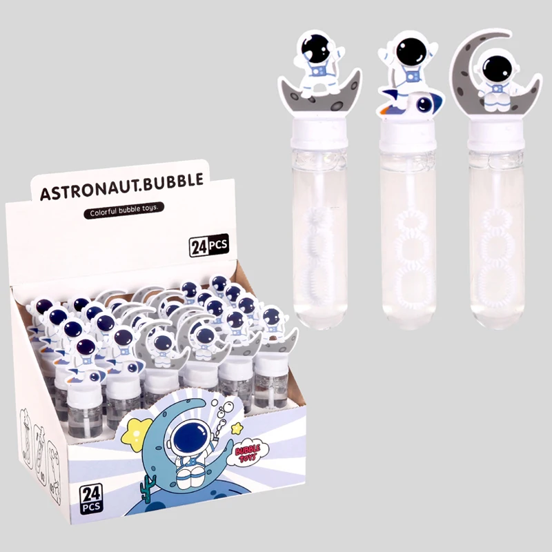 Funny 2022 best toy Mini astronaut bubble Wand bubble tubes Party Favor Summer Toy bubble making stick for Kids Party