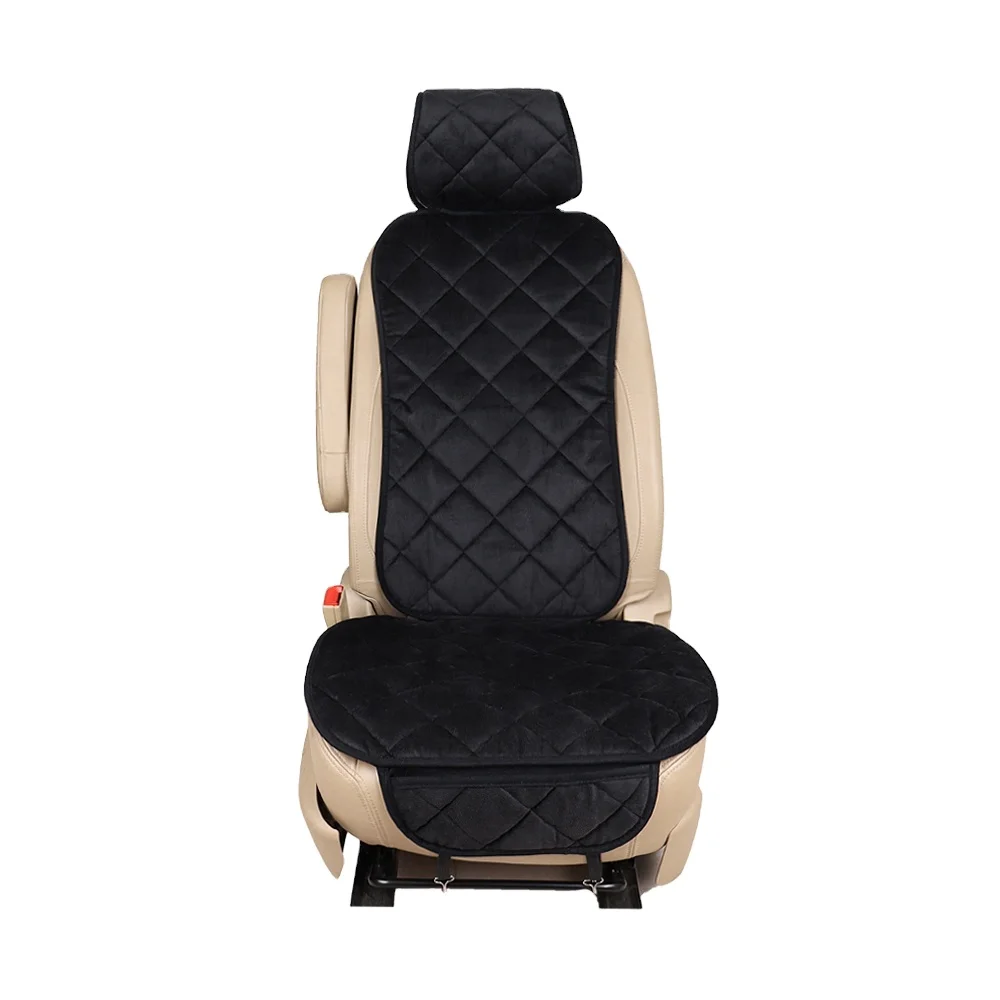 Универсальный чехол на переднее сиденье автомобиля, мягкая текстура, защитная подушка на сиденье автомобиля, подходит для большинства автомобилей, грузовиков, внедорожников или фургонов