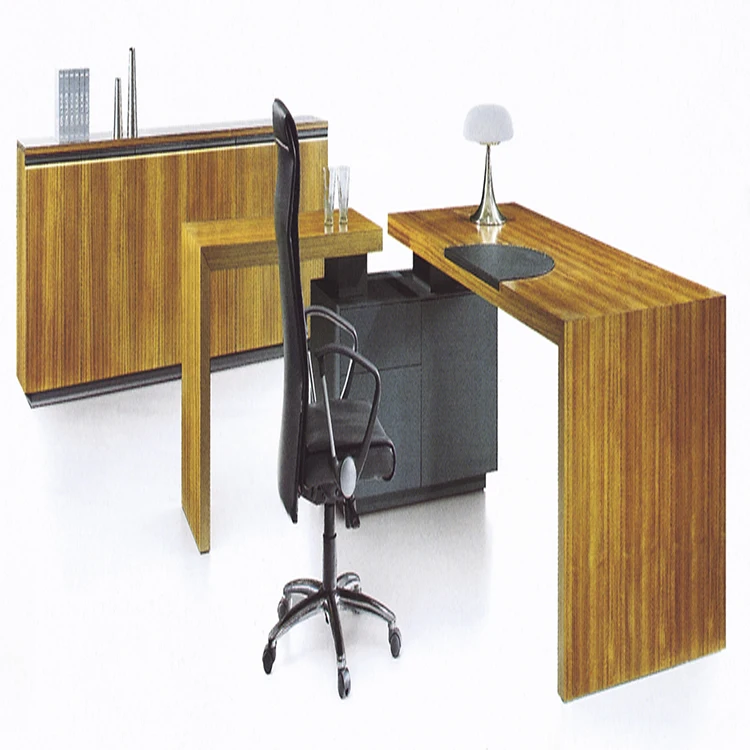 2022 Modern Furniture Manager Desk Workstation Luxury Wooden Executive Office Desk Office Table