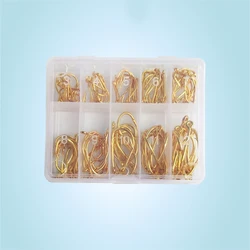 River Lake carbon steel barbed fishing hooks customized river lake 100 pcs fish Barbed Hook hooks box