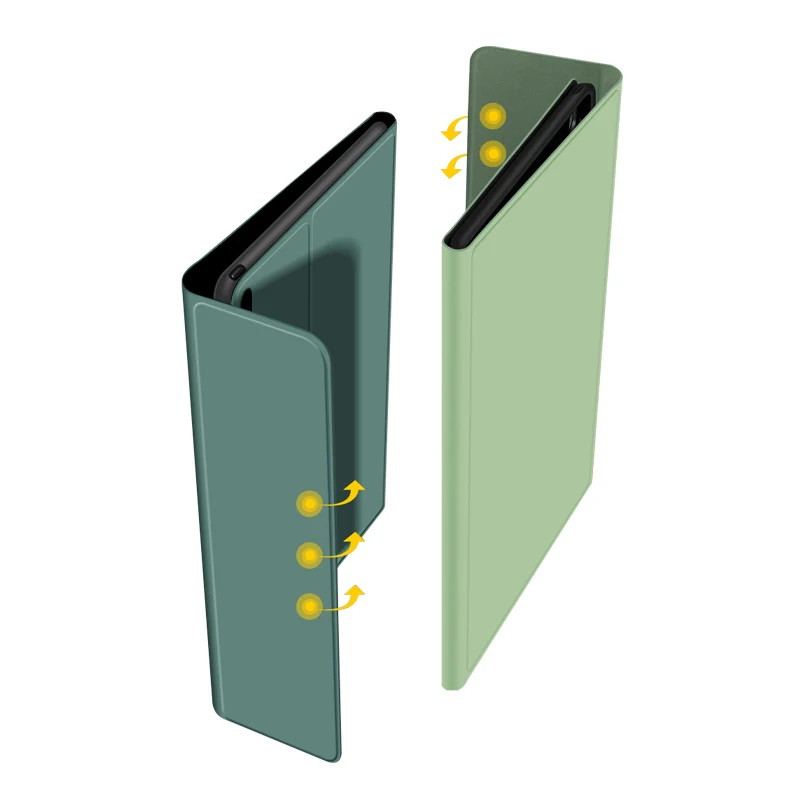 Smart Tablet Cases with BT Mini Keyboard Pen Slot Flip Leather Covers For Tablets For iPad 9.7 Air 2017/2018 Foldable Holder