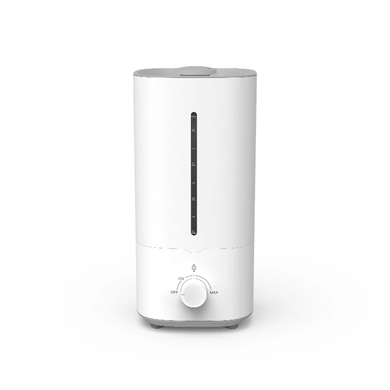 Ultrasonic cool mist Adjustable Mist Volume Visible water level 360 Nozzle 4.5L Knob control Baby room household humidifier